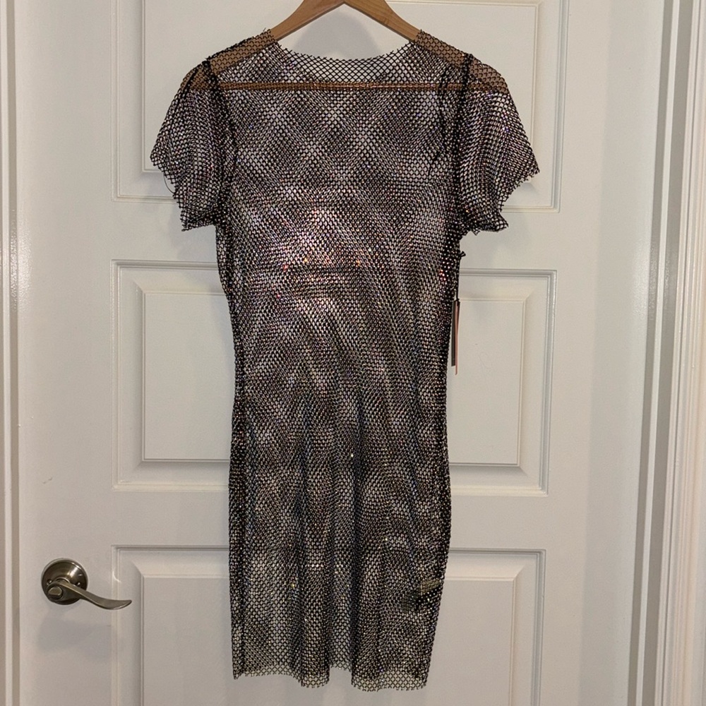 Iris rhinestone cover up dress